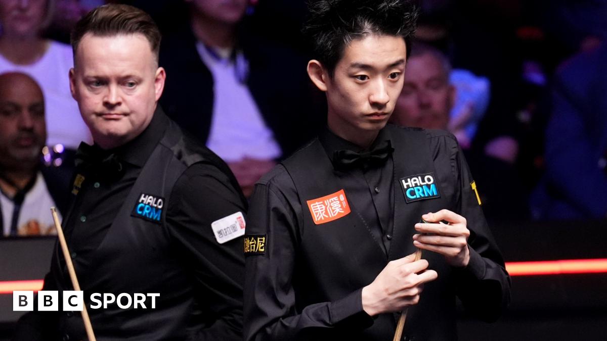 World Snooker Championship 2026: Wu Yize in control of Crucible final against Shaun Murphy