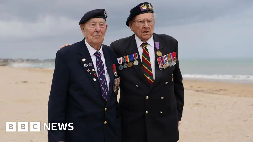 World War Two veterans arrive in France on anniversary of D-Day