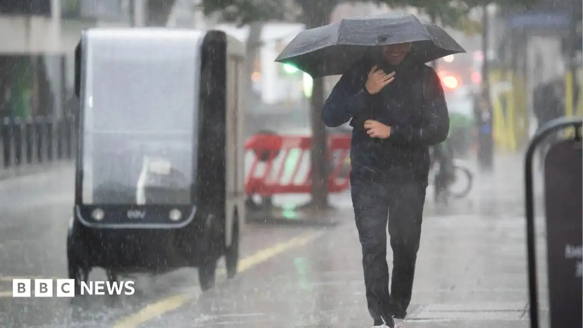 Yellow thunderstorm warnings issued for parts of UK by Met Office