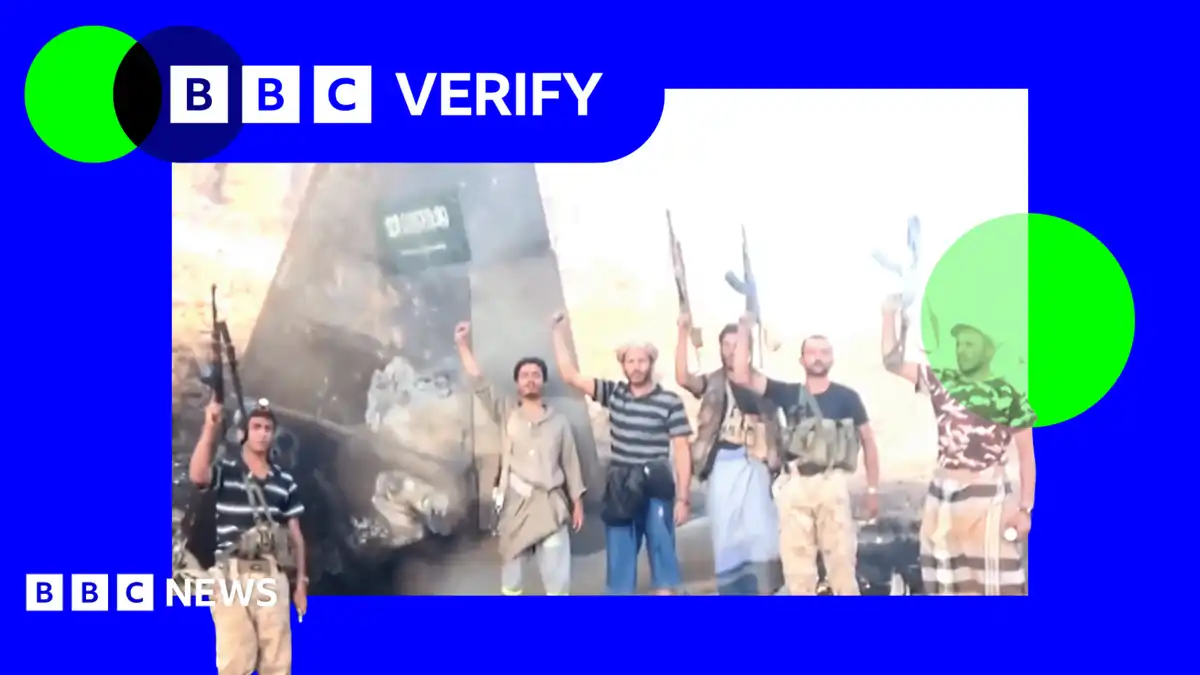 Yemen: Wreckage of downed Saudi fighter jet seen in verified video