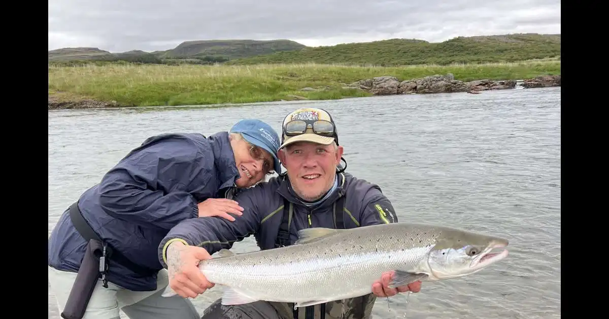 Yfir helmingur villtra laxa veiddist á Vesturlandi í sumar