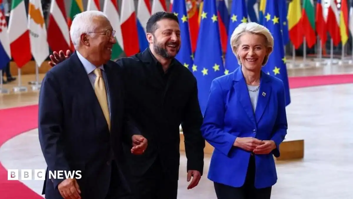 Zelensky rallies EU support as Trump says Ukraine leader 'more difficult to deal with than Putin'